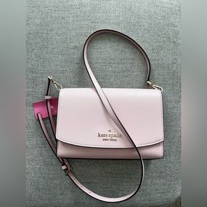 NWT Kate Spade CARSON convertible crossbody in chalk pink